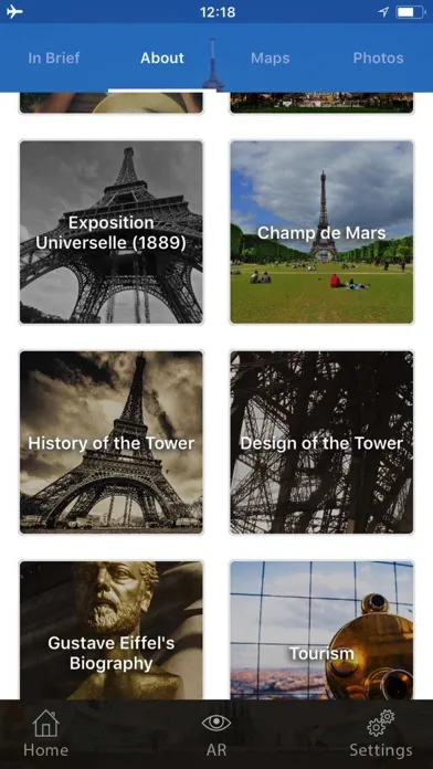 Eiffel Tower Visitor Guide سکرین شاٹس