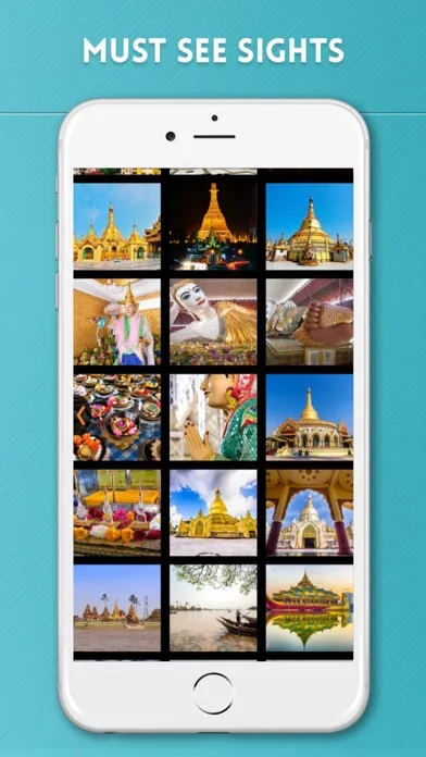Yangon Travel Guide with Offline City Street Map Screenshots
