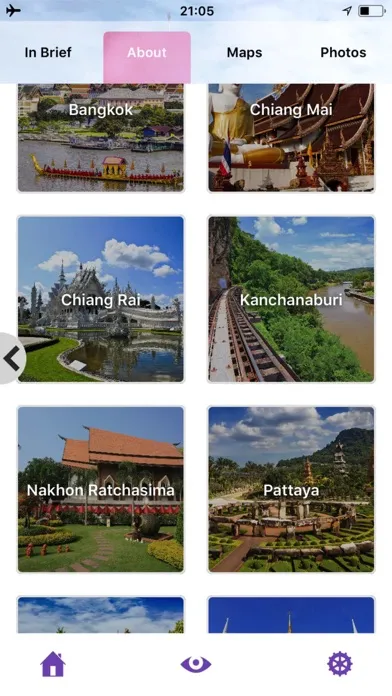 Thailand Travel Guide Offline. Screenshots