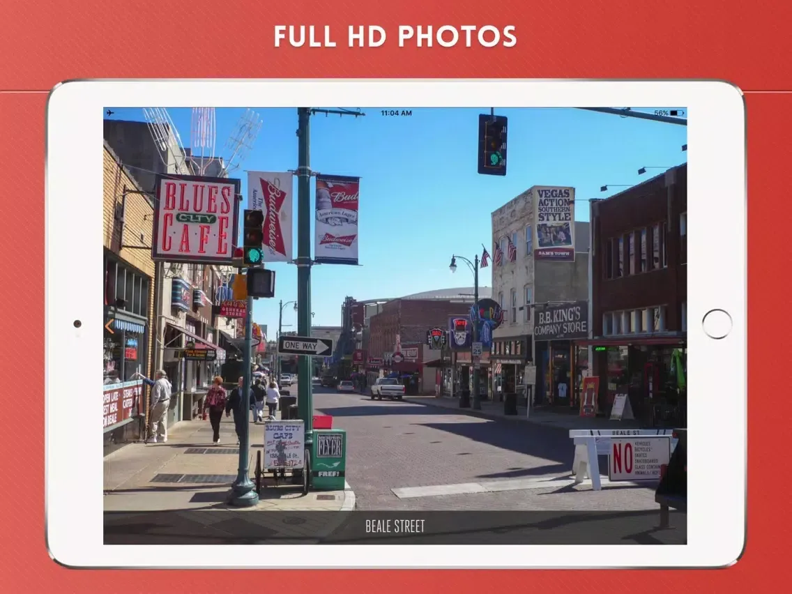 Memphis Travel Guide and Offline City Street Map iPad 应用截图