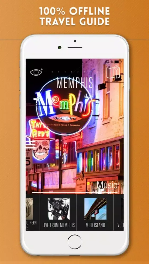 Memphis Travel Guide and Offline City Street Map应用截图