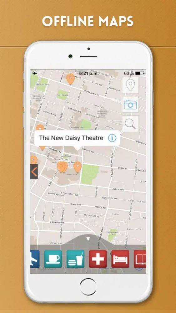 Memphis Travel Guide and Offline City Street Map应用截图