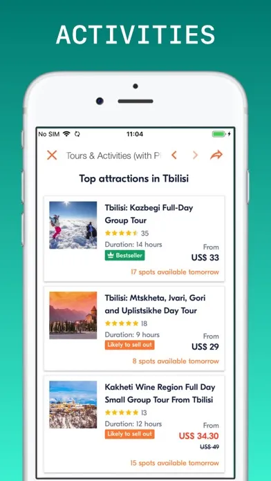 Screenshot di Georgia Travel Guide .