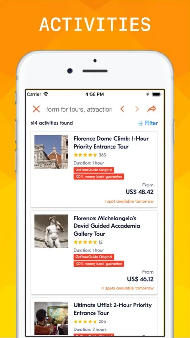 Florence Travel Guide Offline Screenshots