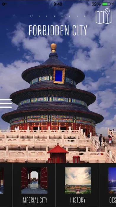 Ảnh chụp màn hình của Forbidden City Visitor Guide