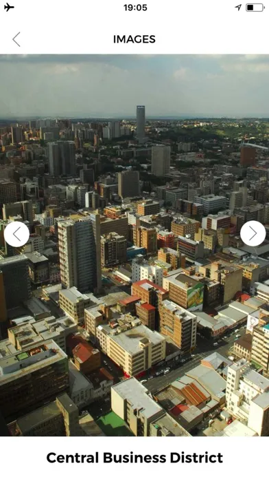 Tangkapan skrin Johannesburg Travel Guide