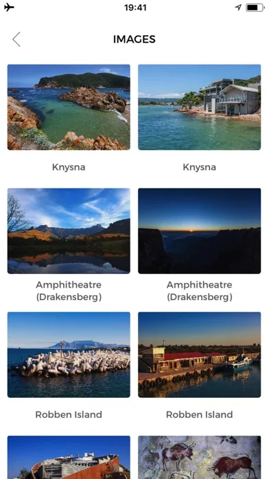 Tangkapan skrin Johannesburg Travel Guide