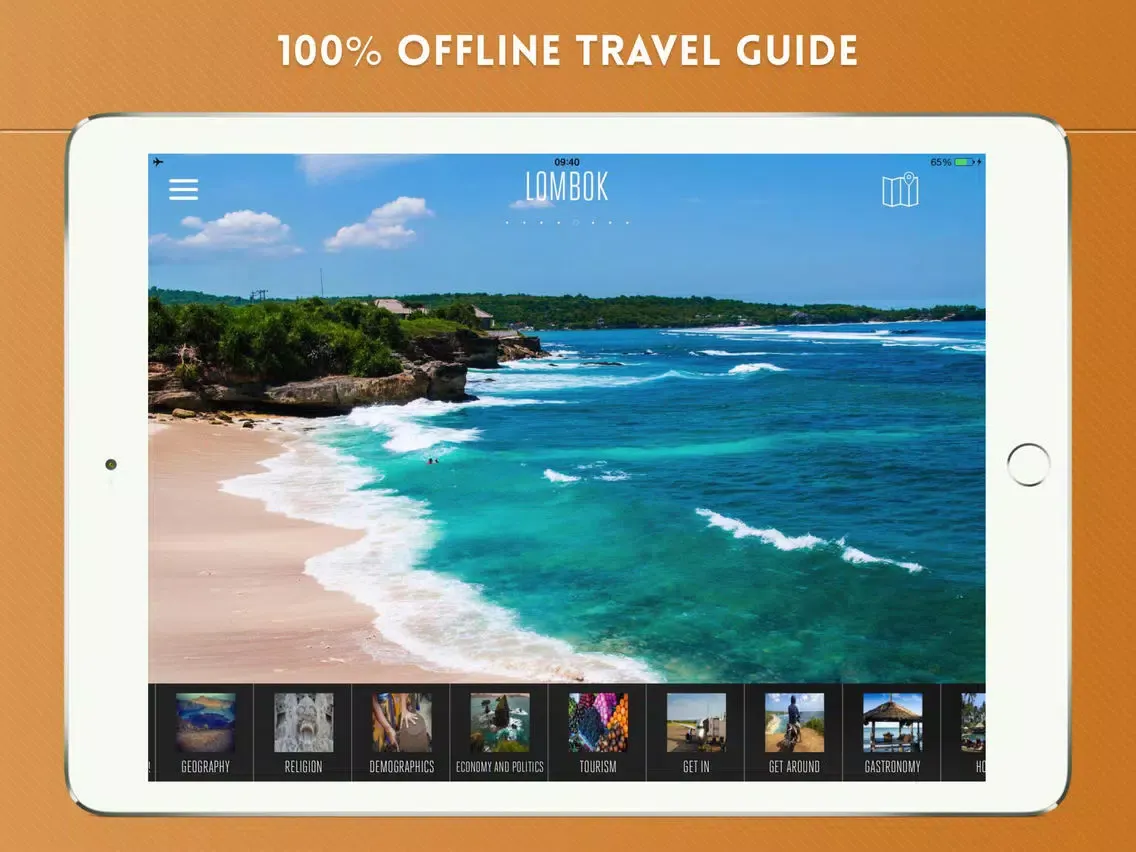 Скриншоты Lombok Travel Guide with Offline City Street Map iPad 
