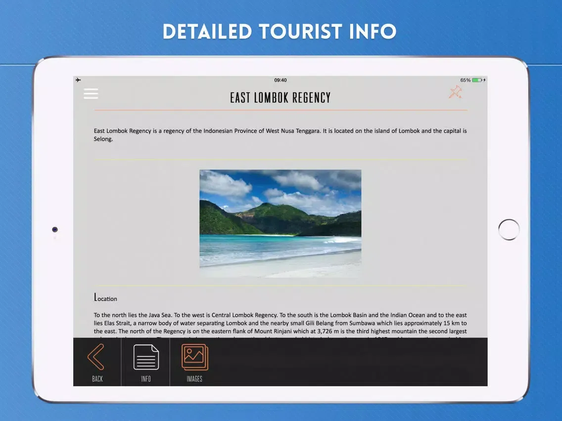 Скриншоты Lombok Travel Guide with Offline City Street Map iPad 