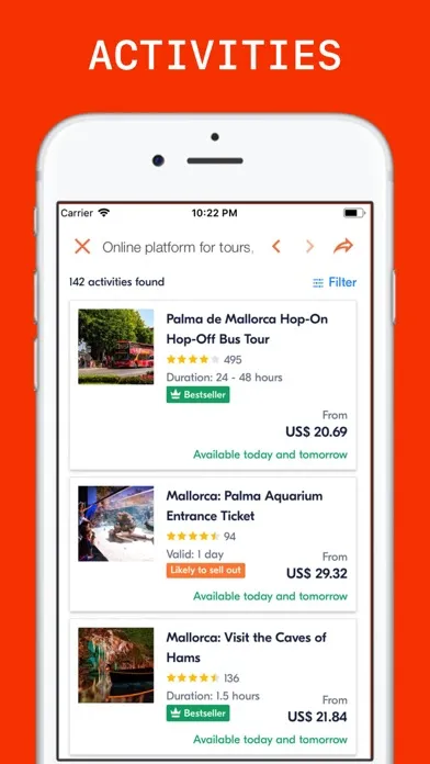 Captures d'écran de Mallorca Travel Guide .