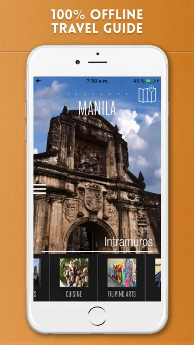 ภาพหน้าจอของ Manila Travel Guide and Offline City Map