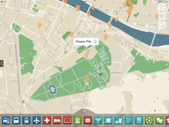 Palazzo Pitti Visitor Guide iPad  स्क्रीनशॉट