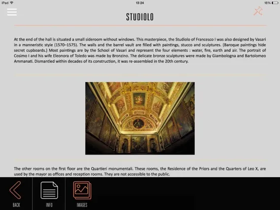 Palazzo Vecchio Visitor Guide iPad  Screenshots