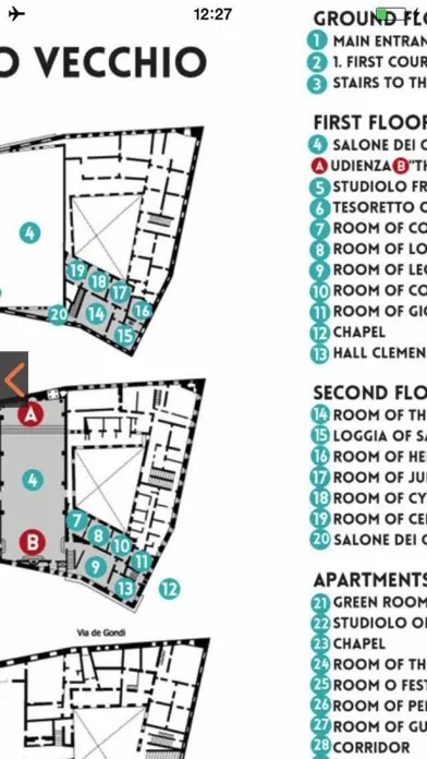 Palazzo Vecchio Visitor Guide Screenshots