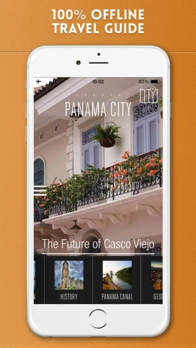 Tangkapan layar Panamá City Travel Guide with Offline Street Map