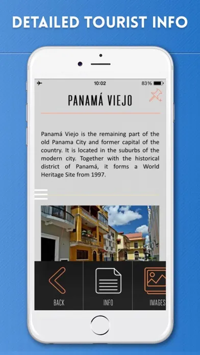 Tangkapan layar Panamá City Travel Guide with Offline Street Map