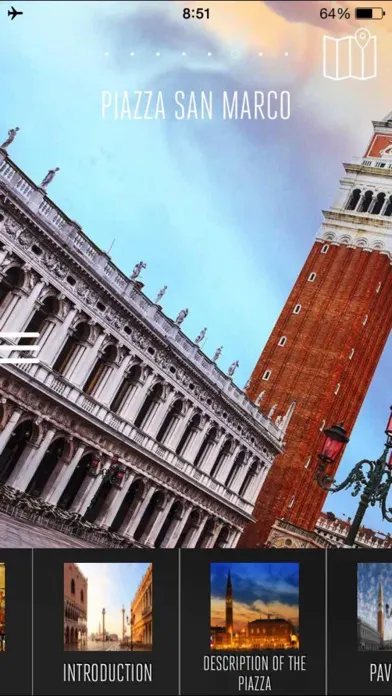 Capturas de tela do Piazza San Marco Visitor Guide Venice Italy