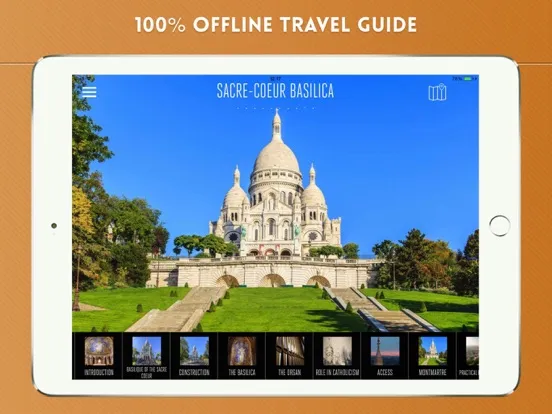 Captures d'écran de Sacre-Coeur & Montmartre Visitor Guide Paris iPad 