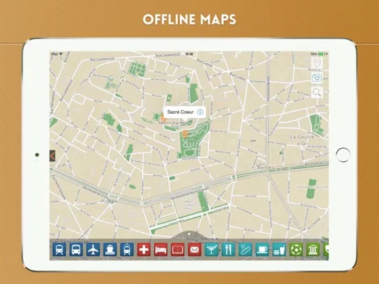 Captures d'écran de Sacre-Coeur & Montmartre Visitor Guide Paris iPad 