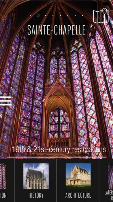 Sainte-Chapelle Visitor Guide Screenshots