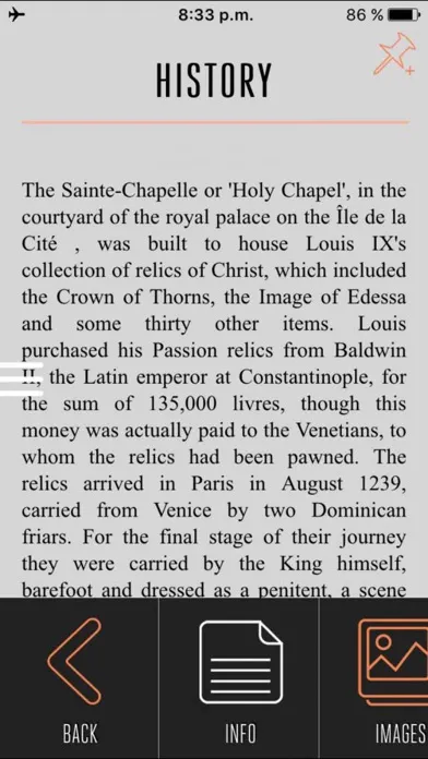 Sainte-Chapelle Visitor Guide Screenshots