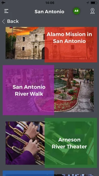 San Antonio Travel Guide Screenshots