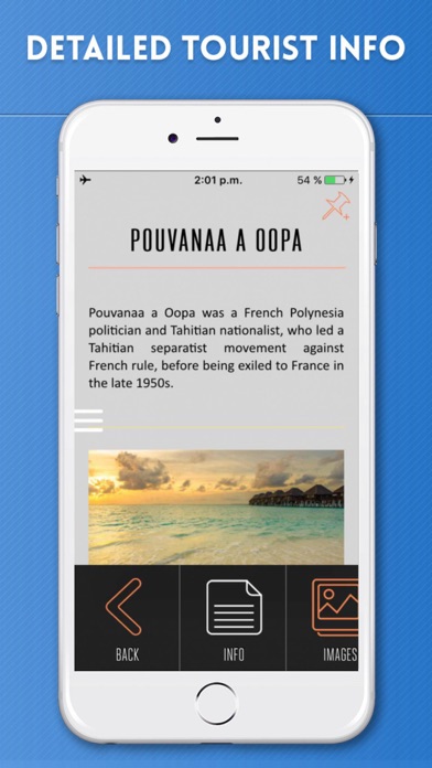 Ảnh chụp màn hình của Tahiti Travel Guide and Offline Street Map