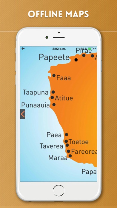 Ảnh chụp màn hình của Tahiti Travel Guide and Offline Street Map