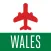 Wales Travel Guide with Offline City Street Map