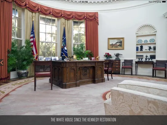 Zrzuty ekranu White House Visitor Guide iPad 