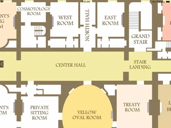 Zrzuty ekranu White House Visitor Guide iPad 