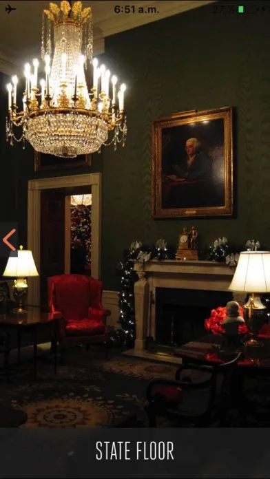 Zrzuty ekranu White House Visitor Guide