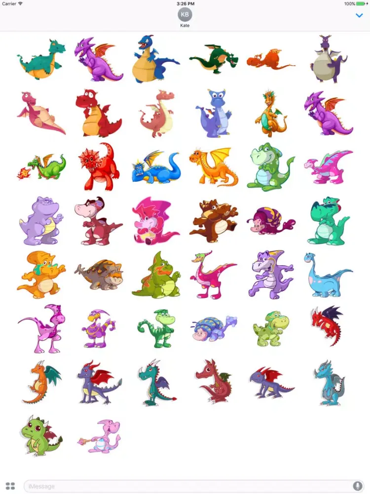 Скриншоты Dragons of the Lair Stickers Mania iPad 