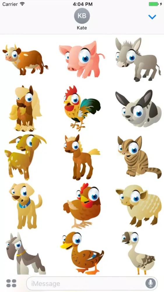 Farm Big Eyes Collection Stickers Mania স্ক্রিনশট
