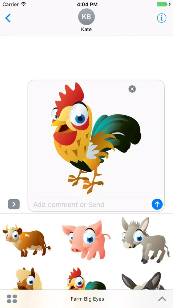 Farm Big Eyes Collection Stickers Mania স্ক্রিনশট