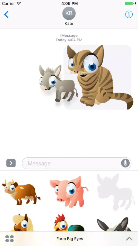 Farm Big Eyes Collection Stickers Mania স্ক্রিনশট