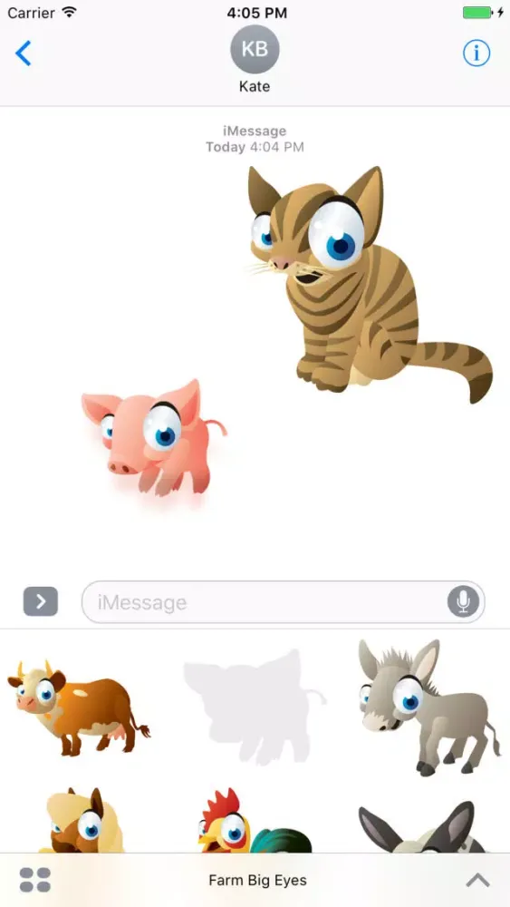 Farm Big Eyes Collection Stickers Mania স্ক্রিনশট