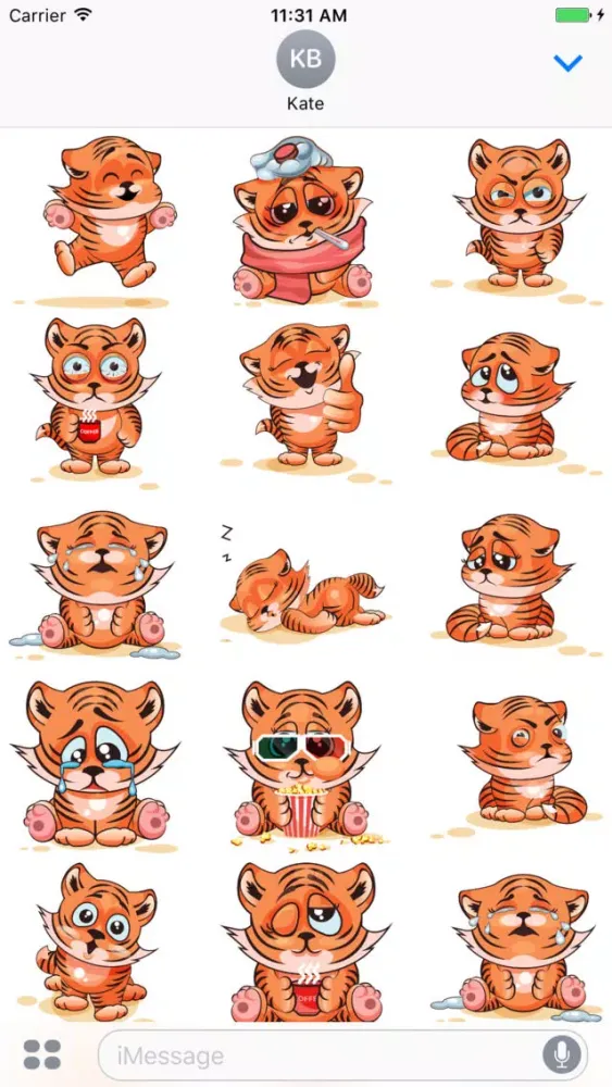 Tiger Stickers Mania Ekran Görüntüleri