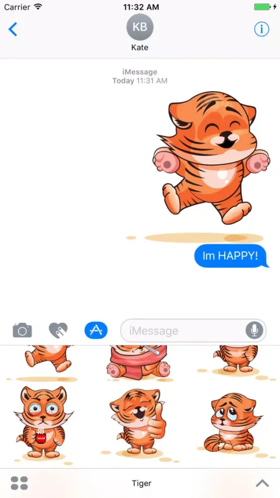Tiger Stickers Mania Ekran Görüntüleri