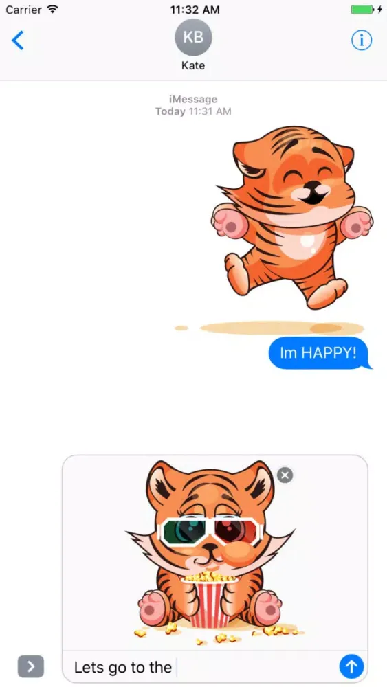 Tiger Stickers Mania Ekran Görüntüleri