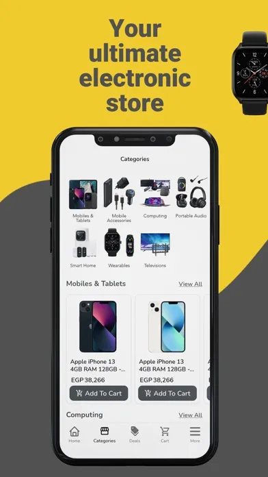 Capturas de tela do Etisal Store