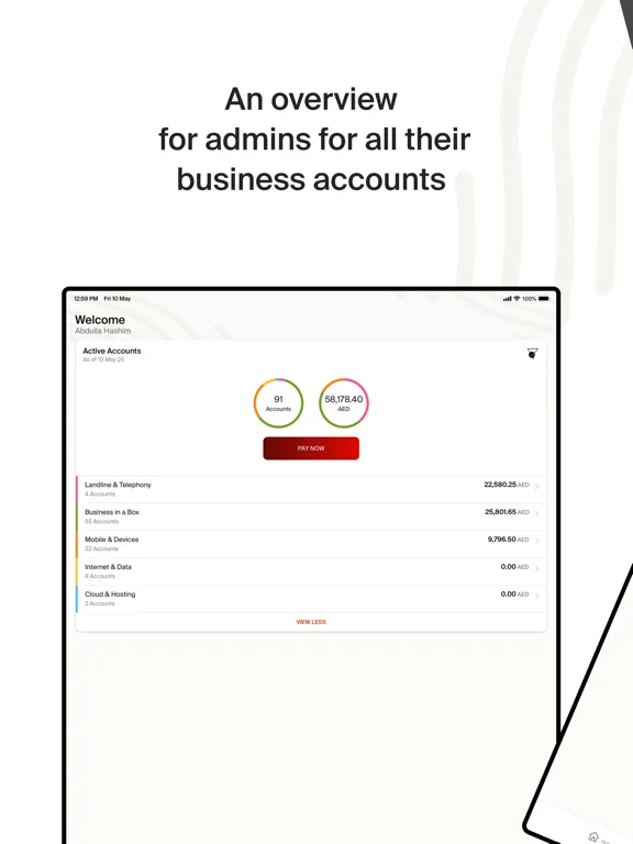 e& Business UAE iPad  Ekran Görüntüleri