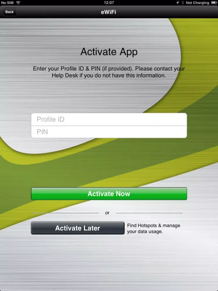 Скриншоты Etisalat eWifi iPad 