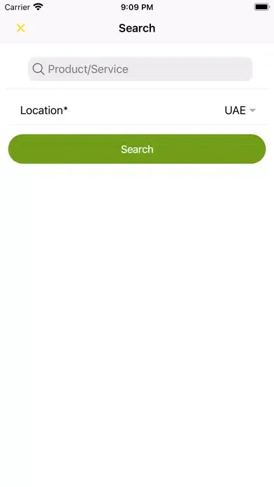 Tangkapan skrin UAE YellowPages