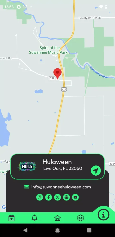 Zrzuty ekranu Suwannee Hulaween