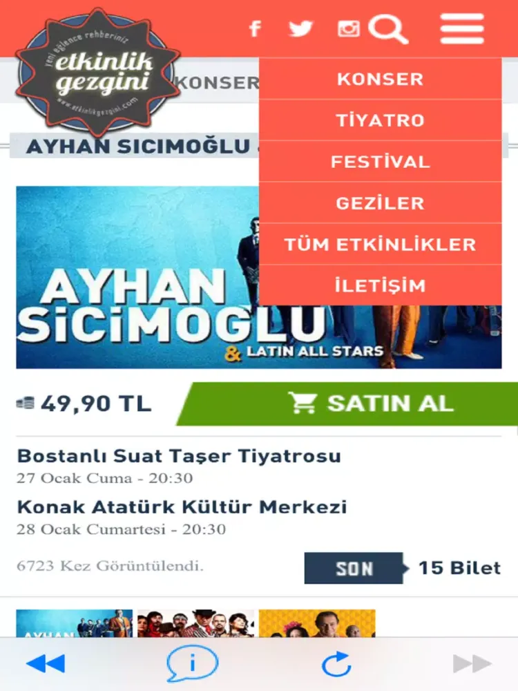 Скриншоты Etkinlik Gezgini iPad 