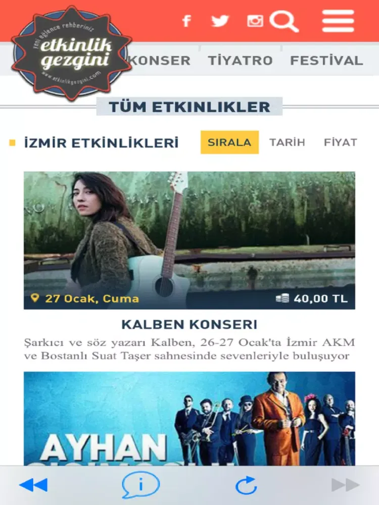 Скриншоты Etkinlik Gezgini iPad 