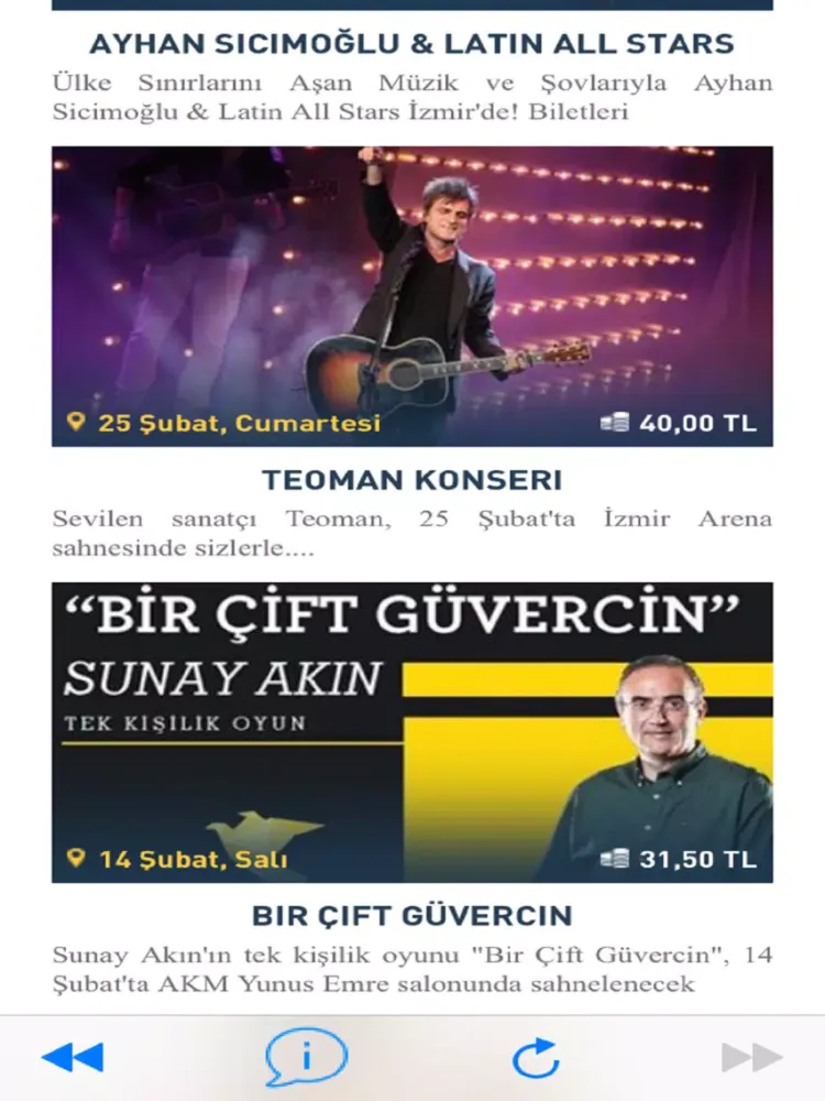 Скриншоты Etkinlik Gezgini iPad 