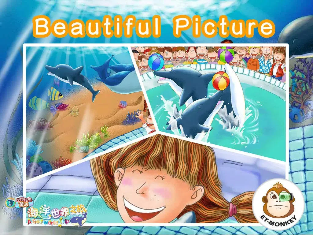 [Free]Classic Fairy Tales of The World-A Sea World Trip iPad  Screenshots