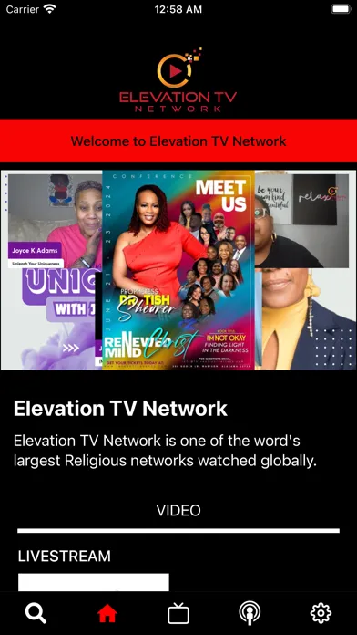 Zrzuty ekranu Elevation TV Network